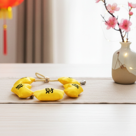 Golden Fortune String | Pet LNY Neckwear